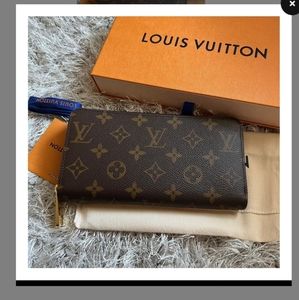 Louis Vuitton Brown Zippy Monogram Long Wallet